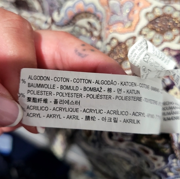 Zara Trafaluc Metallic Jacquard Racer Back Dress Size Small - Picture 5 of 9